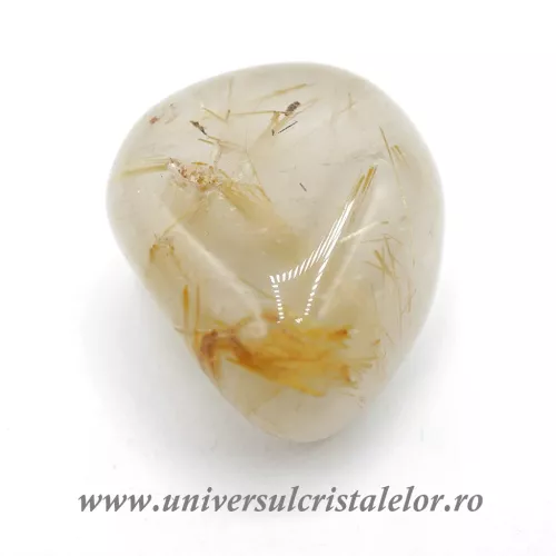 Cuart rutilat piatra rulata