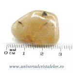 Cuart rutilat piatra rulata Cuart rutilat piatra rulata