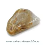 Cuart rutilat piatra rulata Cuart rutilat piatra rulata