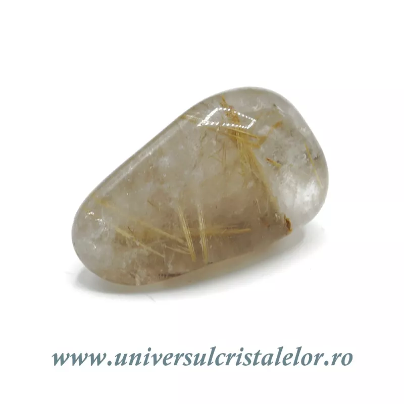 Cuart rutilat piatra rulata Cuart rutilat piatra rulata
