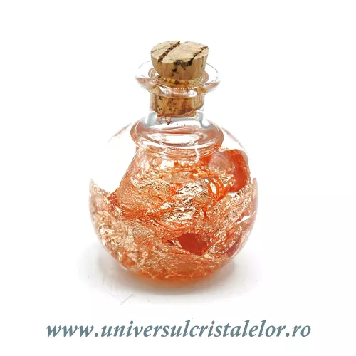 Sticluta cu foite cupru Sticluta cu foite cupru