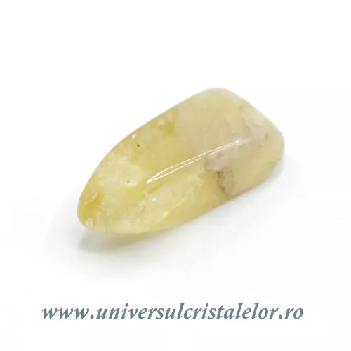Danburit galben piatra rulata Danburit galben piatra rulata