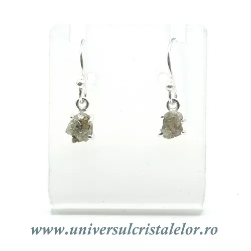 Cercei diamant brut Cercei diamant brut