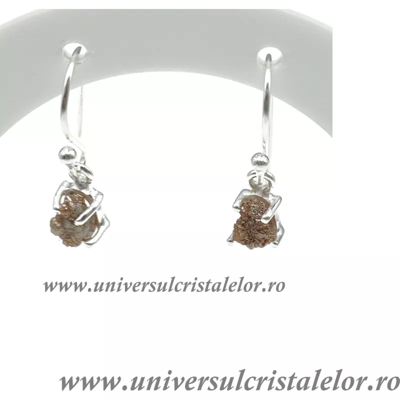 Cercei diamant brut Cercei diamant brut