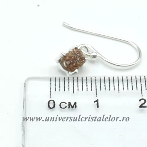Cercei diamant brut Cercei diamant brut