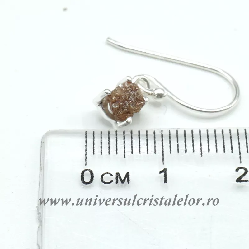 Cercei diamant brut Cercei diamant brut