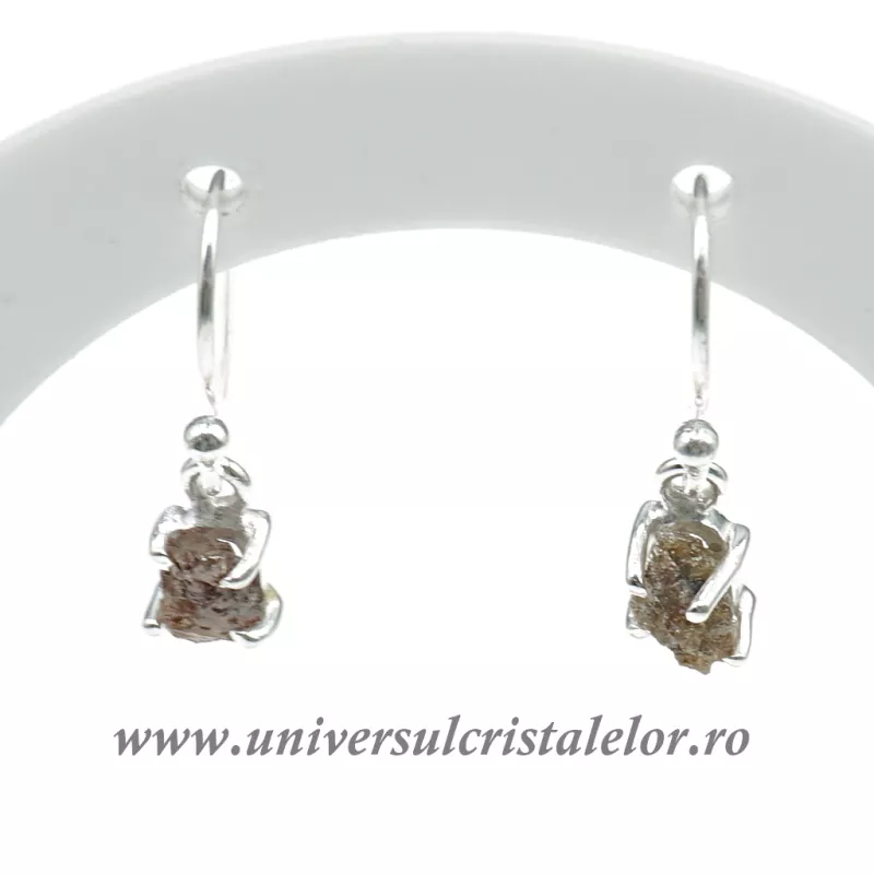 Cercei diamant brut Cercei diamant brut