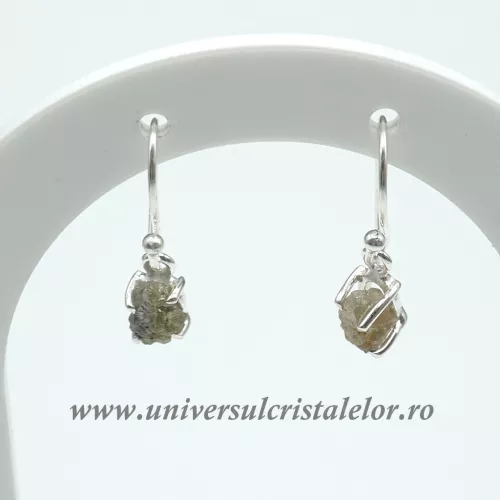 Cercei diamant brut Cercei diamant brut