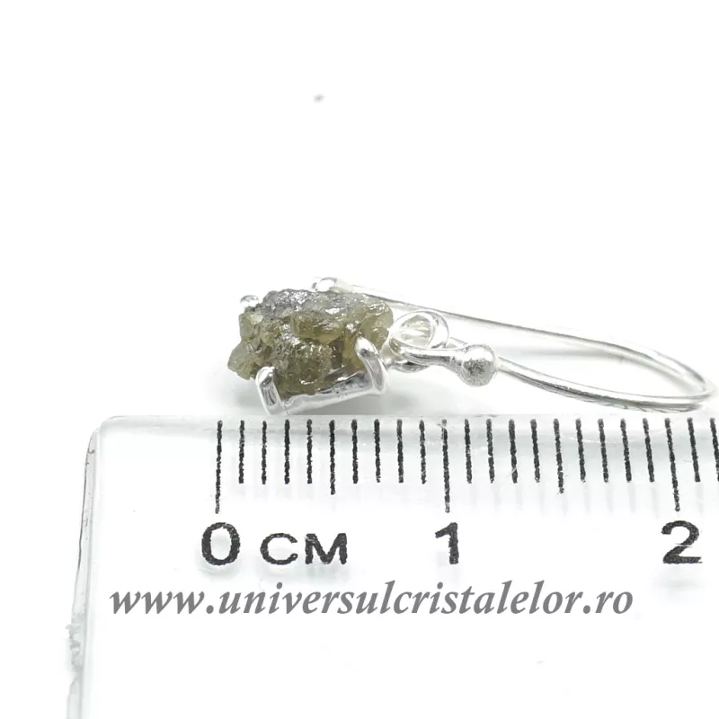 Cercei diamant brut Cercei diamant brut