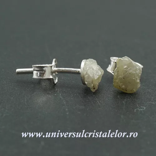 Cercei diamant brut Cercei diamant brut