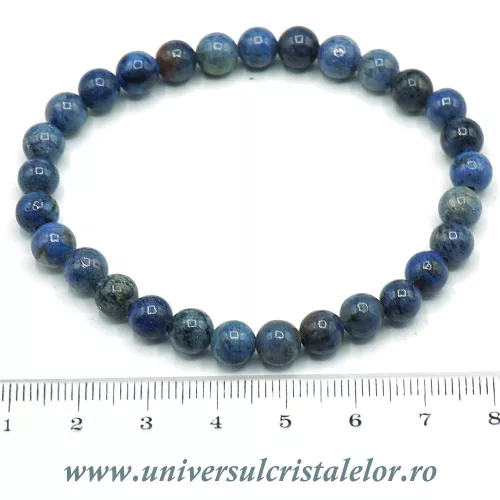 Bratara dumortierit rotund - 6 mm Bratara dumortierit rotund - 6 mm