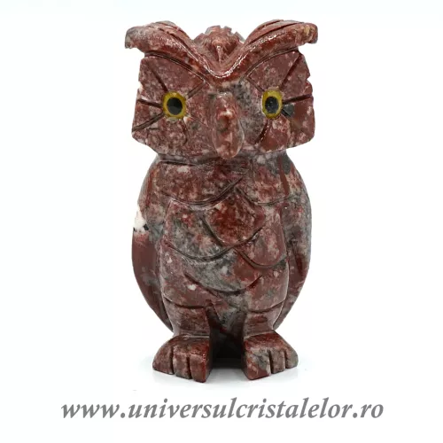 Figurina steatit bufnita unicat c1