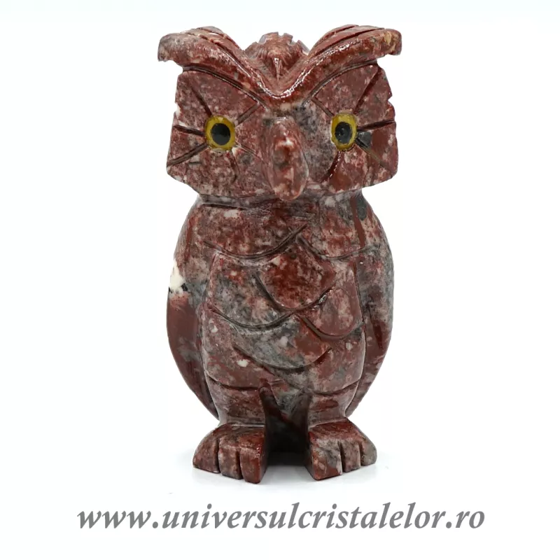 Figurina steatit bufnita unicat c1