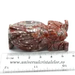 Figurina steatit bufnita unicat c1