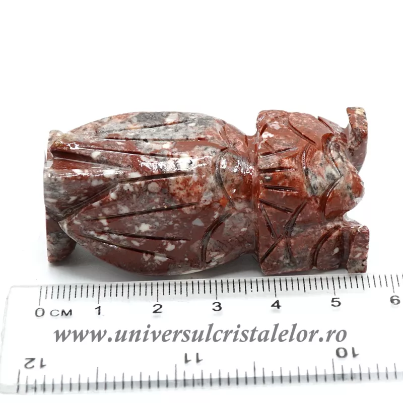 Figurina steatit bufnita unicat c1