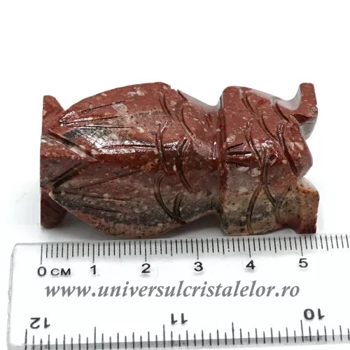 Figurina steatit bufnita unicat c2