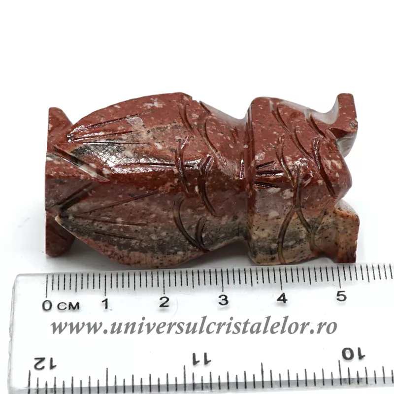 Figurina steatit bufnita unicat c2