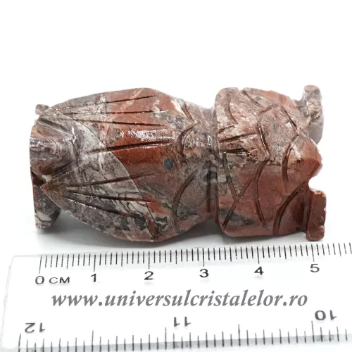 Figurina steatit bufnita unicat c3