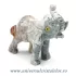 Figurina steatit elefant 5 cm unicat m2