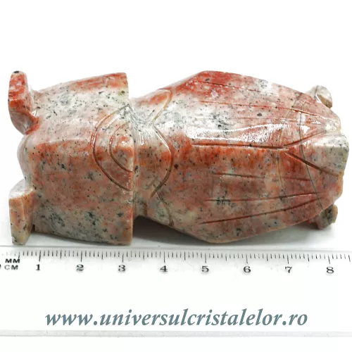 Figurina steatit bufnita 7 cm unicat m4 Figurina steatit bufnita 7 cm unicat m4