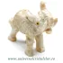 Figurina steatit elefant 7 cm unicat m1