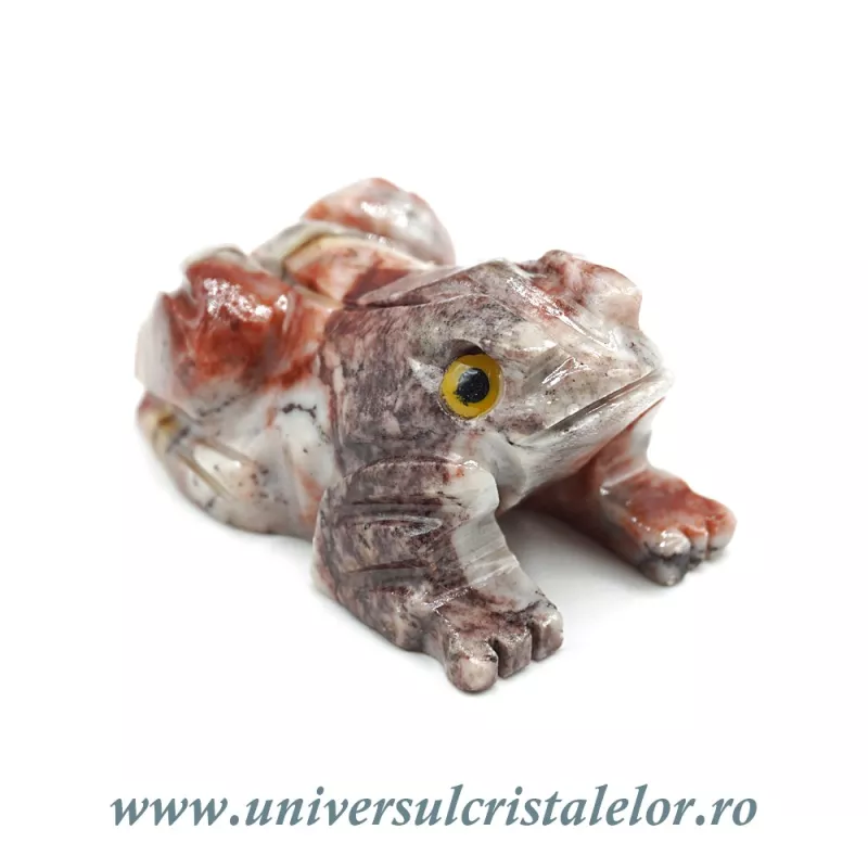 Figurina steatit broasca raioasa Figurina steatit broasca raioasa