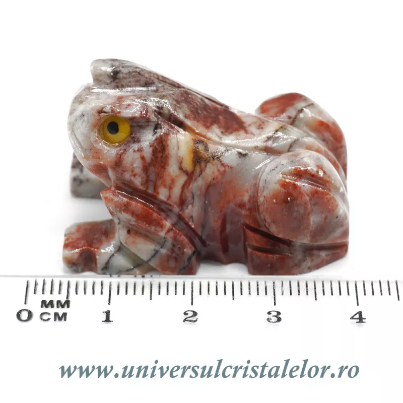 Figurina steatit broasca raioasa Figurina steatit broasca raioasa