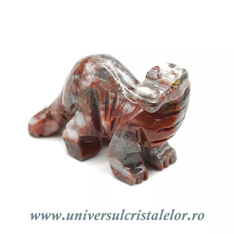 Figurina steatit dinozaur Brontosaurus Figurina steatit dinozaur Brontosaurus