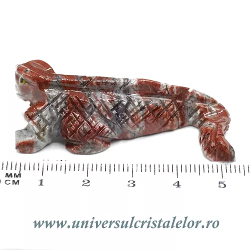 Figurina steatit iguana Figurina steatit iguana