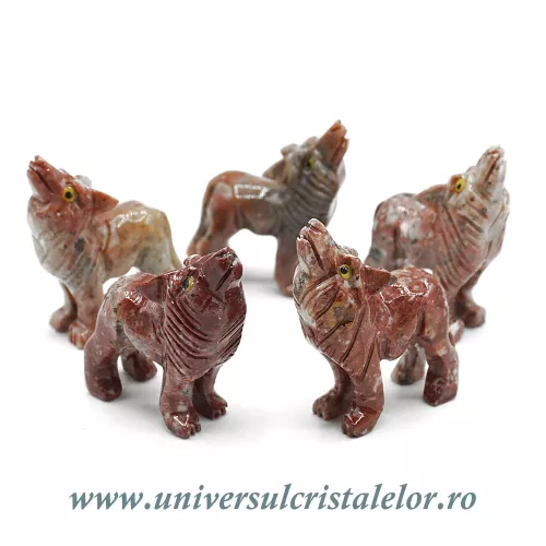 Figurina steatit lup Figurina steatit lup