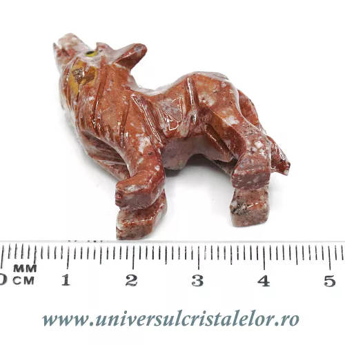 Figurina steatit lup Figurina steatit lup
