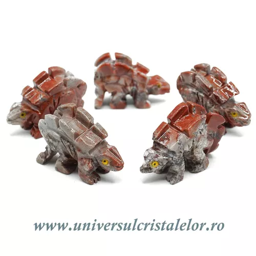 Figurina steatit dinozaur Stegosaurus