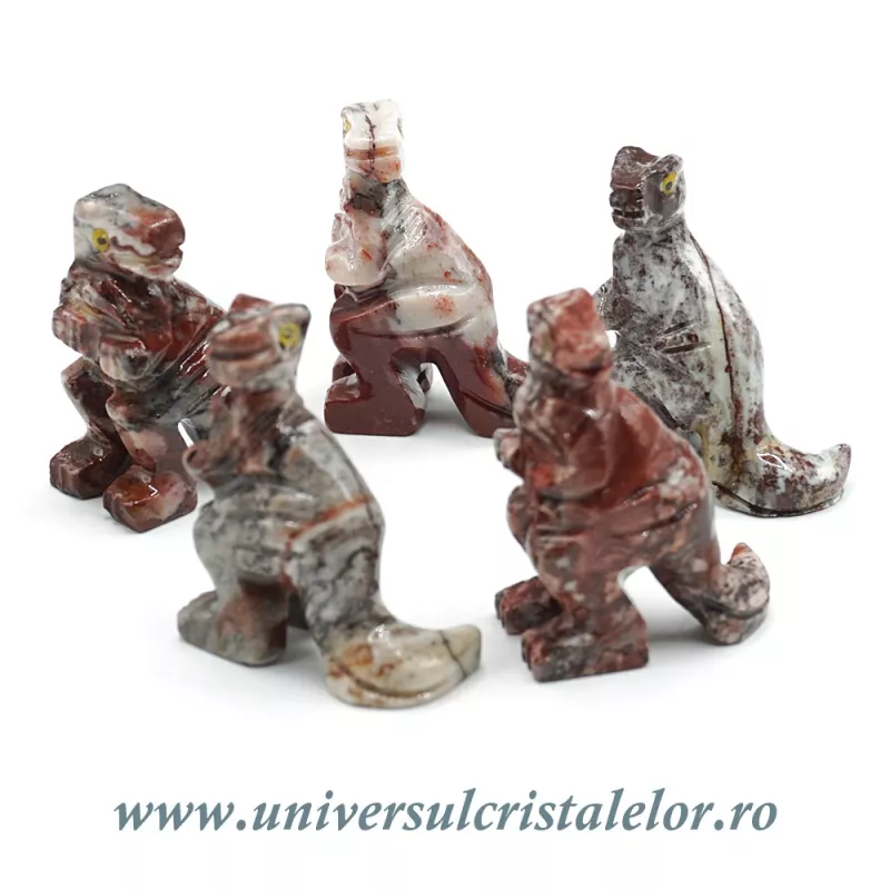 Figurina steatit dinozaur Tirannosaurus-Rex Figurina steatit dinozaur Tirannosaurus-Rex