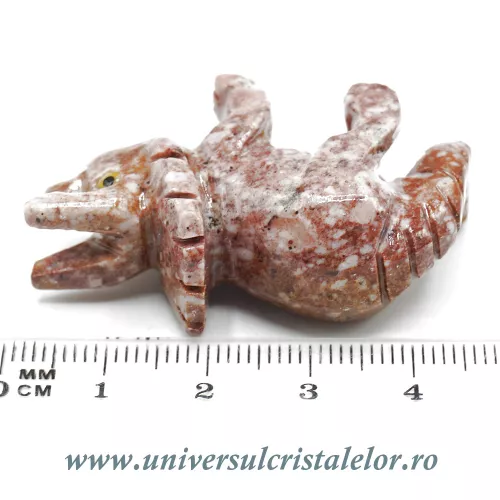 Figurina steatit dinozaur Triceratops