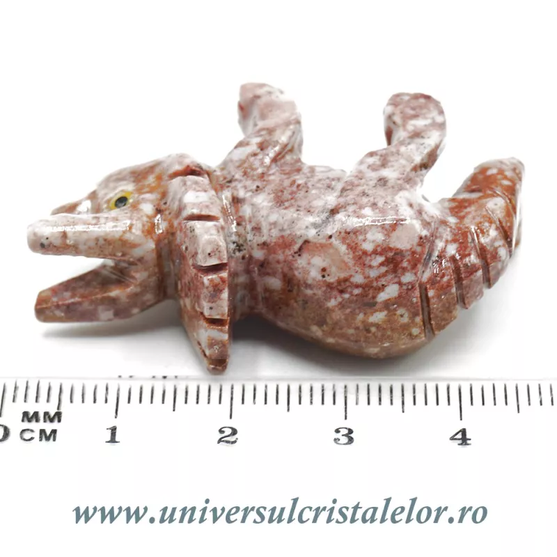 Figurina steatit dinozaur Triceratops Figurina steatit dinozaur Triceratops