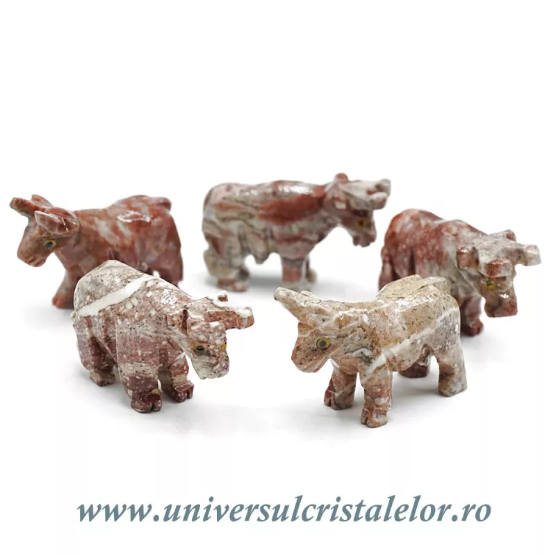 Figurina steatit vaca Figurina steatit vaca