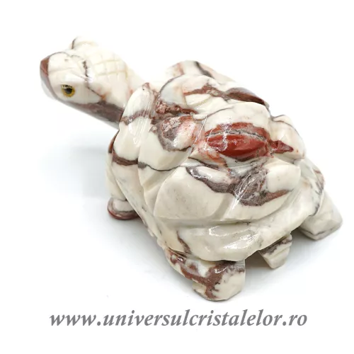 Figurina steatit broasca testoasa 7cm unicat m1