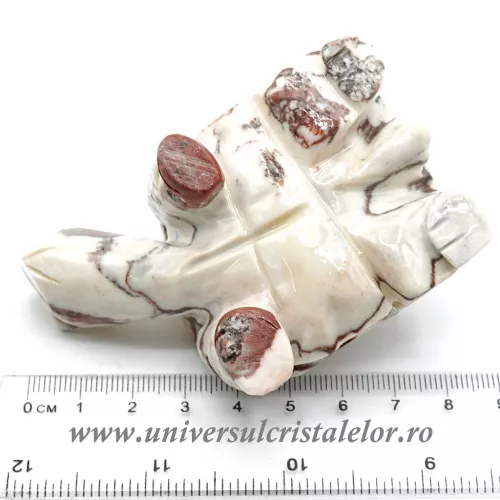 Figurina steatit broasca testoasa 7cm unicat m1