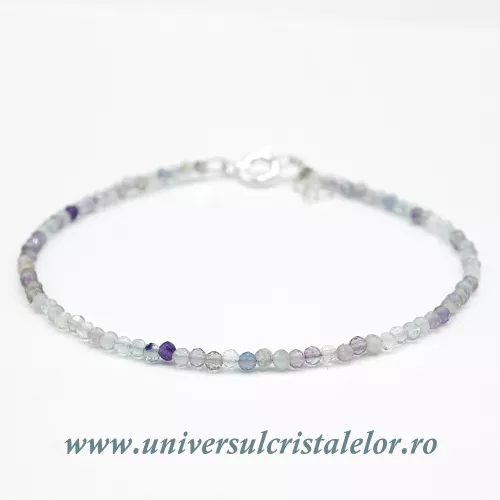 Bratara fluorina rotund fatetat - 2,5mm Bratara fluorina rotund fatetat - 2,5mm