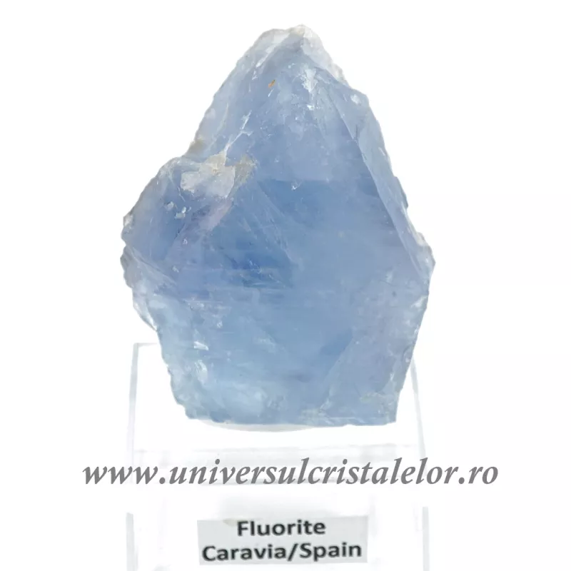 Fluorina albastra mineral unicat m2