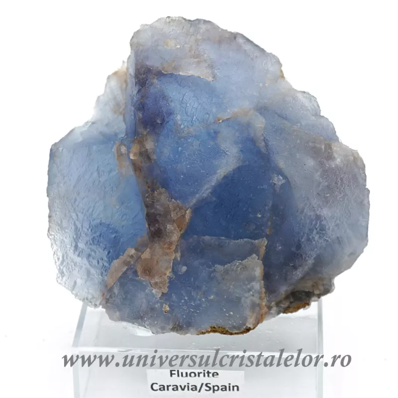 Fluorina albastra mineral unicat m2
