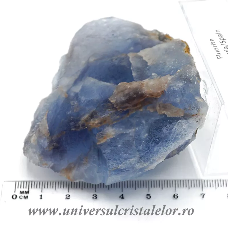 Fluorina albastra mineral unicat m2