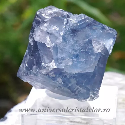 Fluorina albastra mineral unicat m1