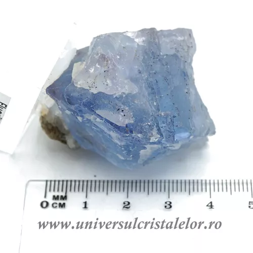 Fluorina albastra mineral unicat m4