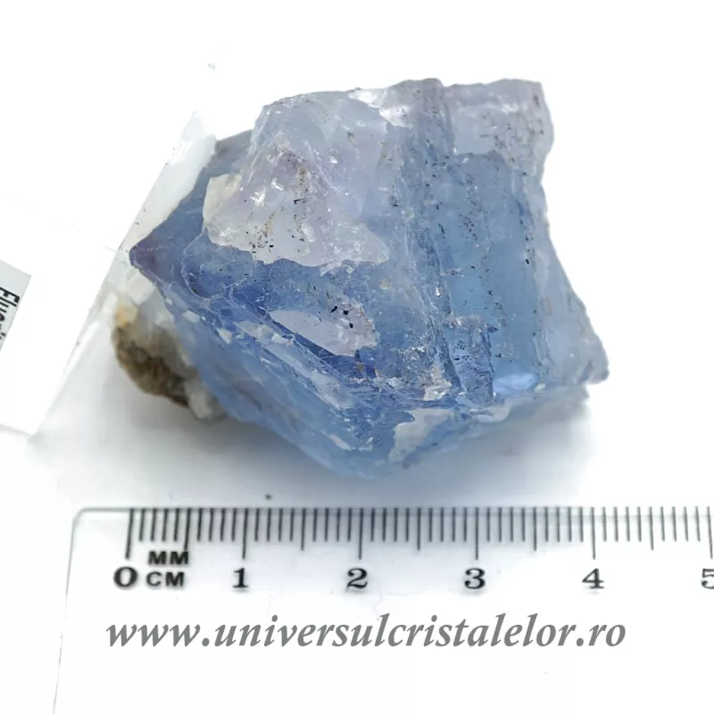 Fluorina albastra mineral unicat m4