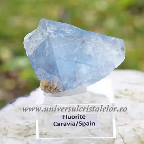 Fluorina albastra mineral unicat m4