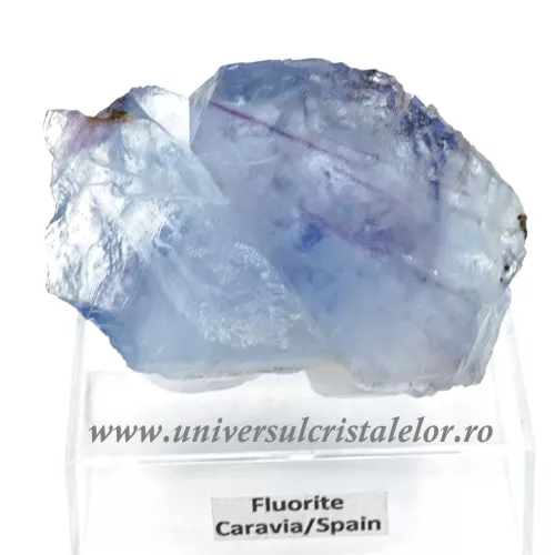 Fluorina albastra mineral unicat m2