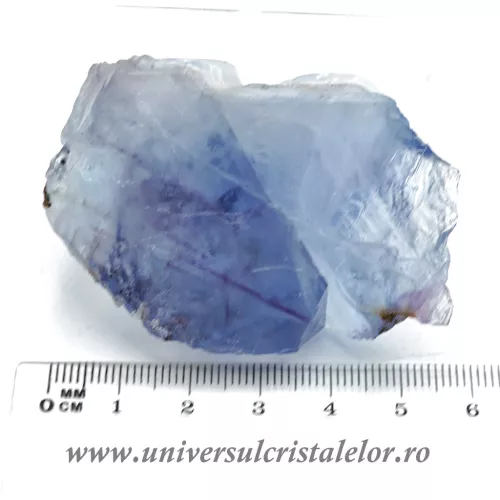 Fluorina albastra mineral unicat m2