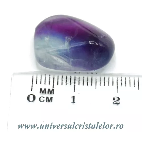 Fluorina multicolora piatra rulata Fluorina multicolora piatra rulata