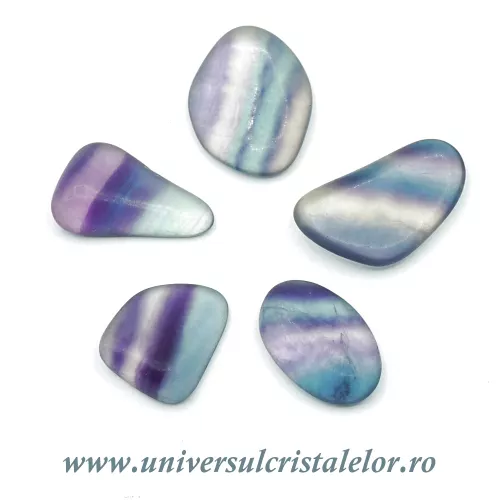 Fluorina multicolora piatra rulata Fluorina multicolora piatra rulata